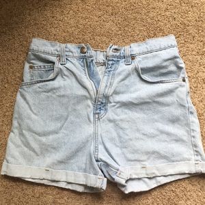Levi's high wasted shorts